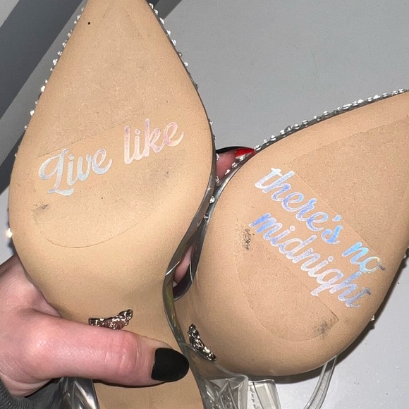 disney x aldo glass slipper heels - Picture 5 of 6